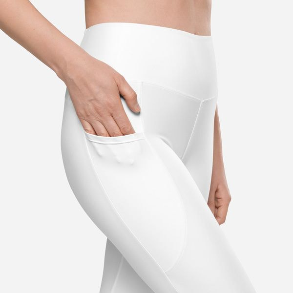 Custom All-Over Print Recycled Leggings with Pockets