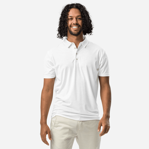 Custom Men's All-Over Print Slim Fit Polo Shirt