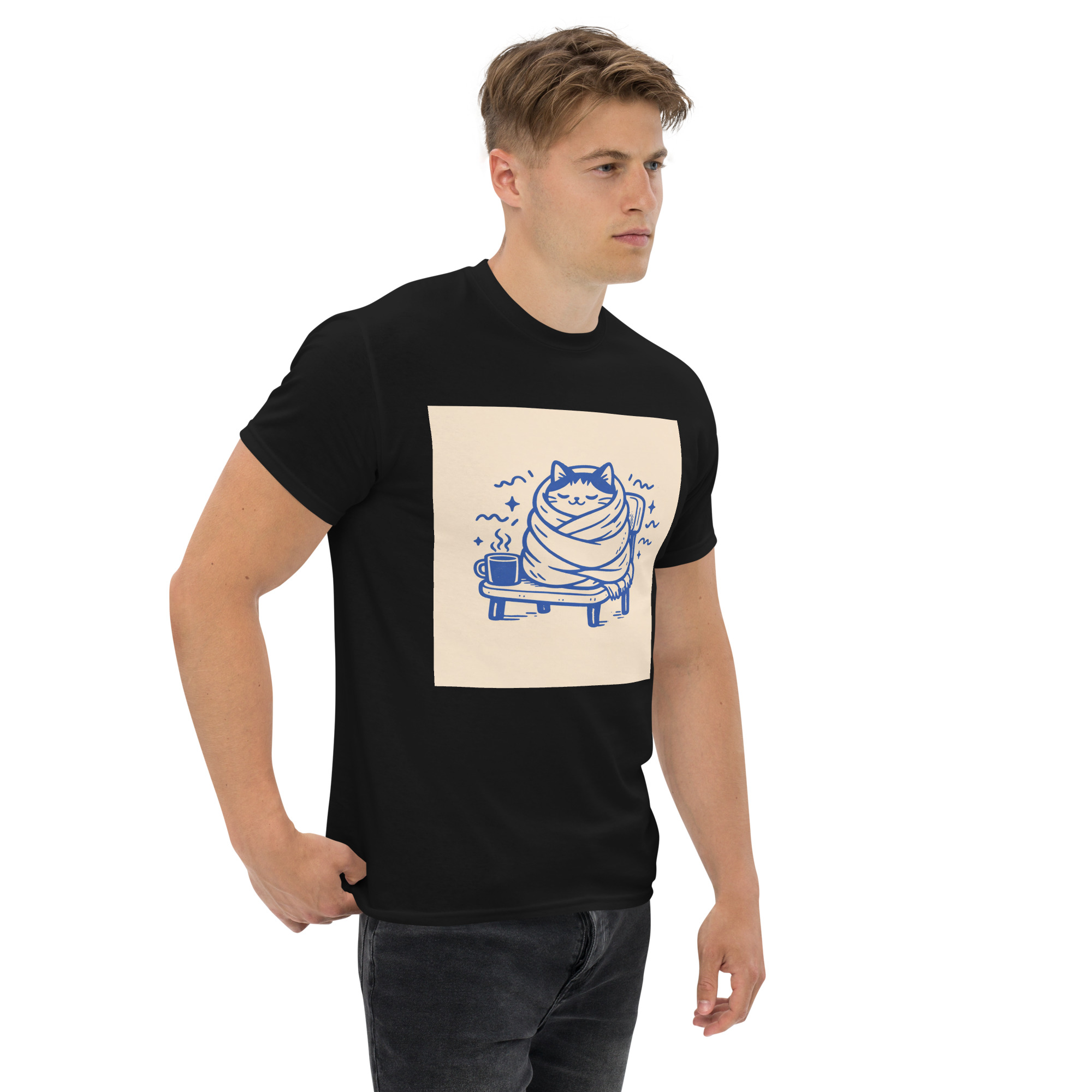 Cozy Purrito Cat (Pre-Made T-Shirt Design) - Image 6