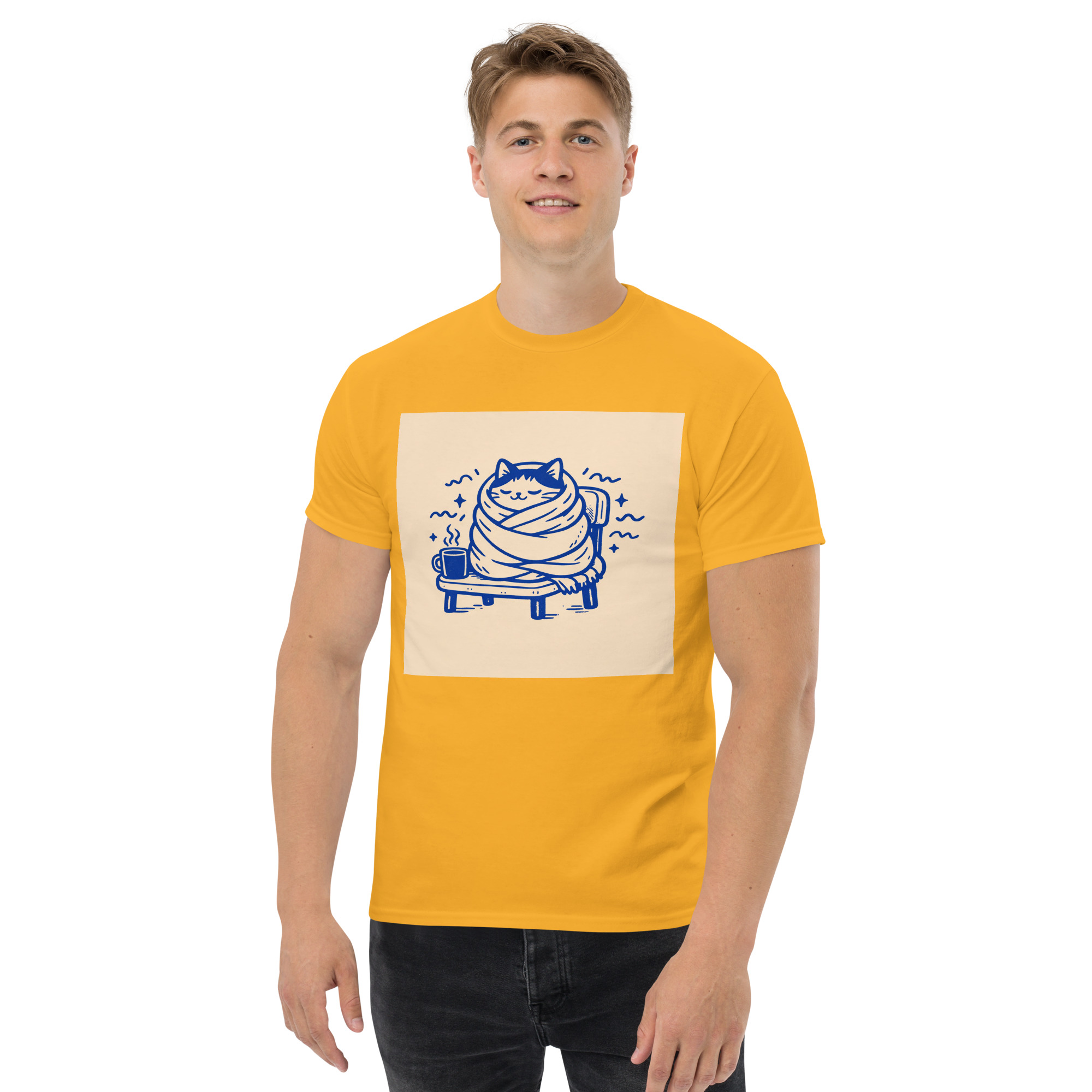Cozy Purrito Cat (Pre-Made T-Shirt Design) - Image 49