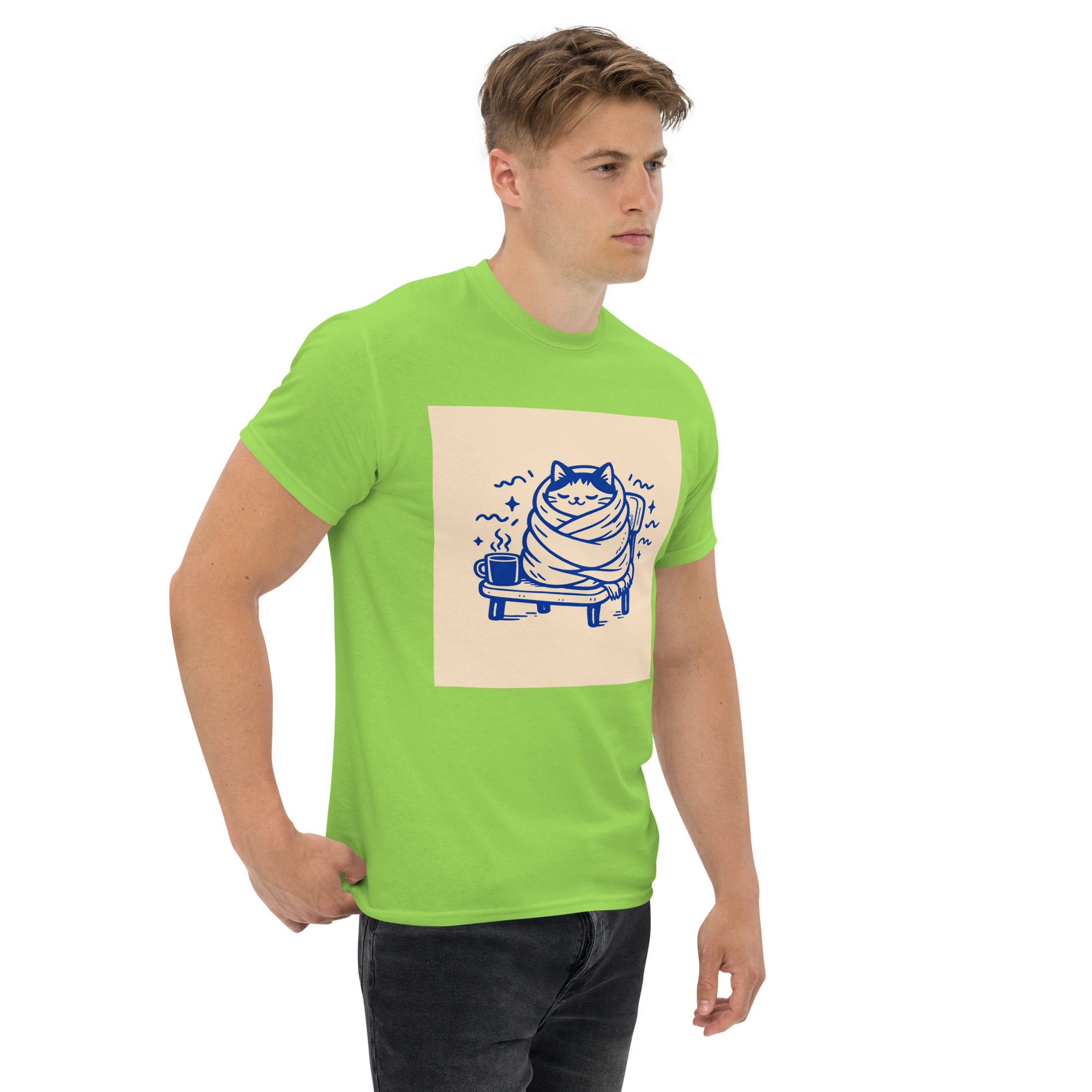 Cozy Purrito Cat (Pre-Made T-Shirt Design) - Image 60