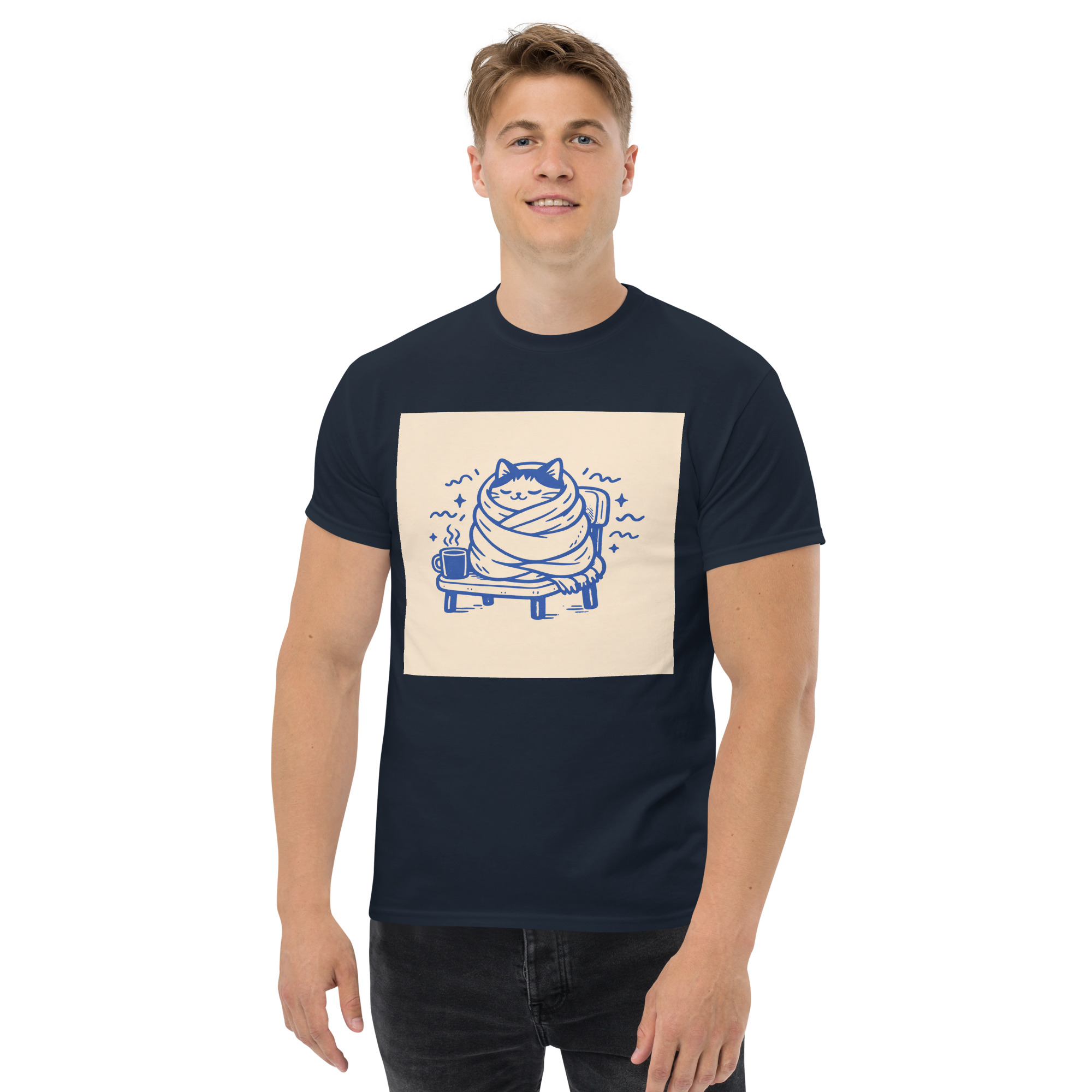 Cozy Purrito Cat (Pre-Made T-Shirt Design) - Image 7