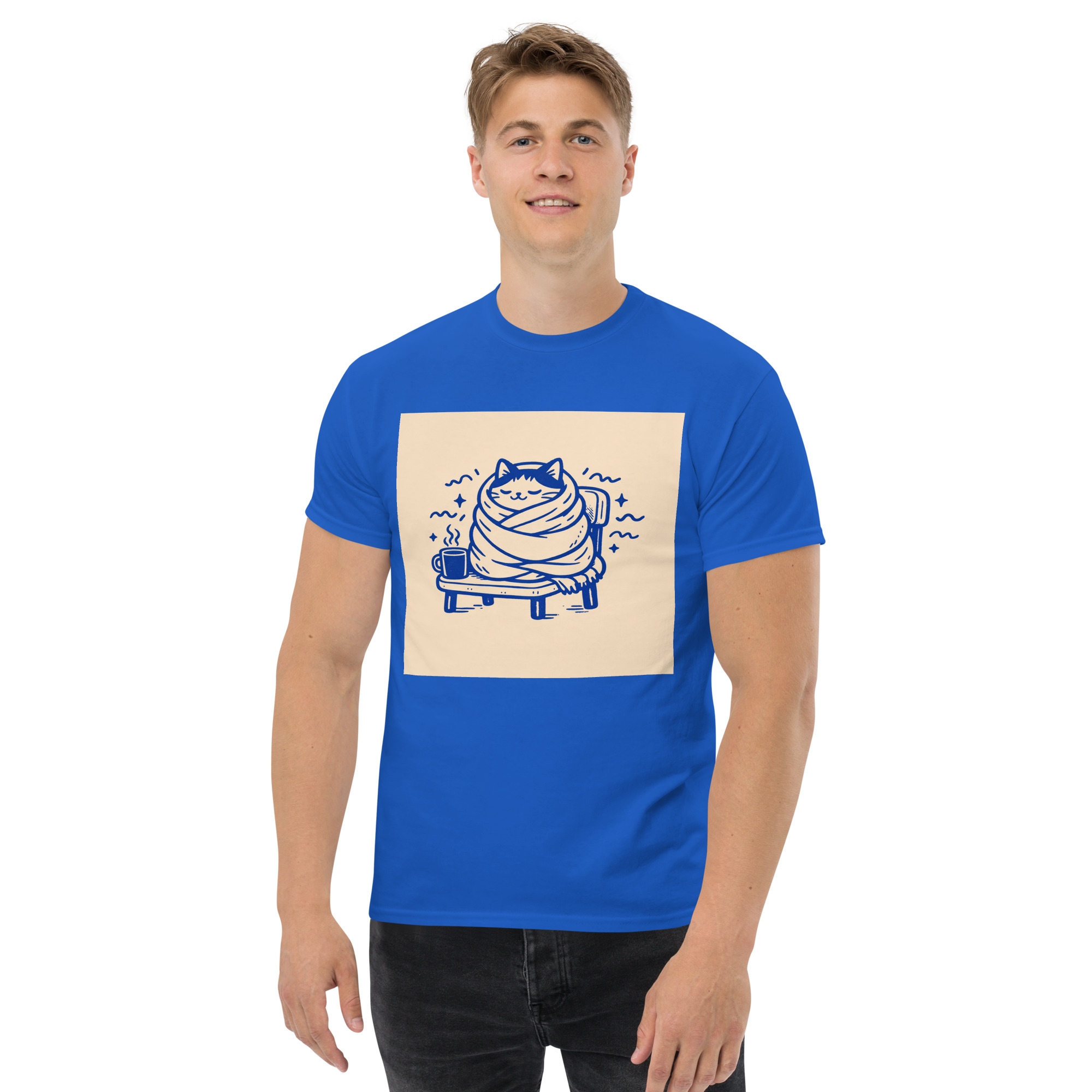 Cozy Purrito Cat (Pre-Made T-Shirt Design) - Image 19