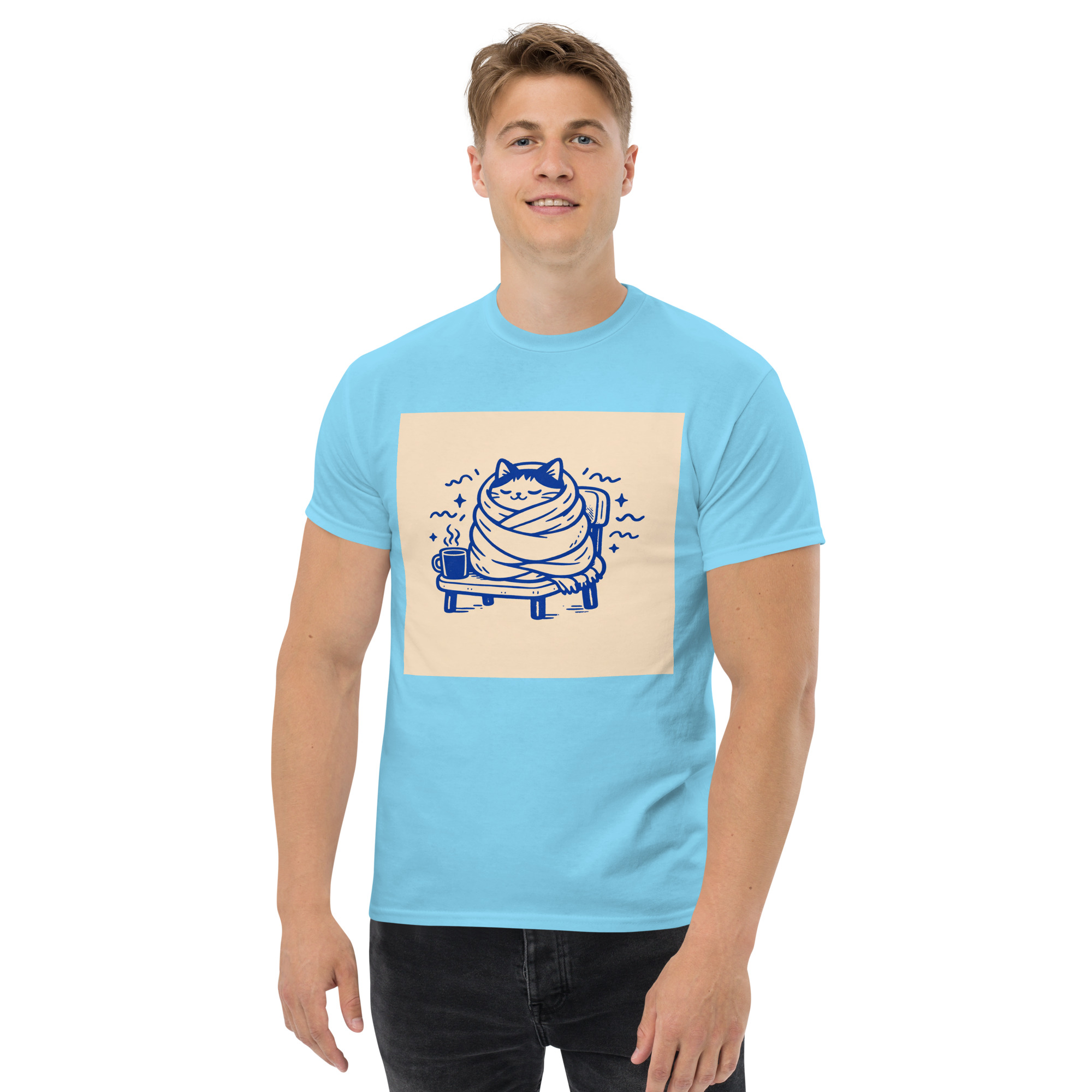 Cozy Purrito Cat (Pre-Made T-Shirt Design) - Image 61