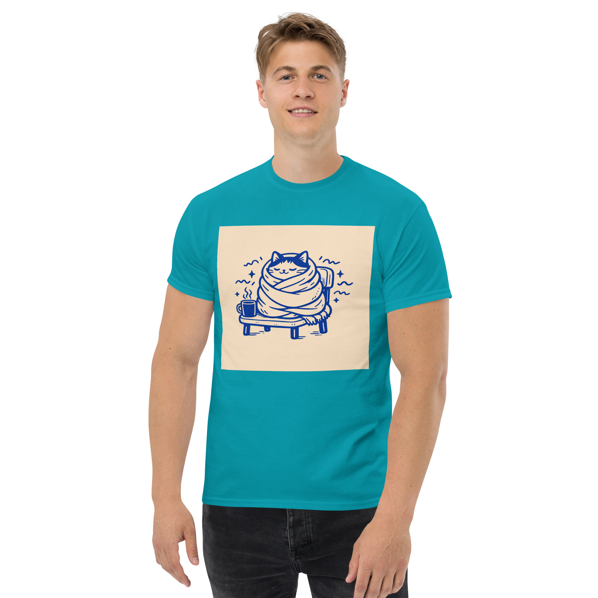 Cozy Purrito Cat (Pre-Made T-Shirt Design) - Image 37