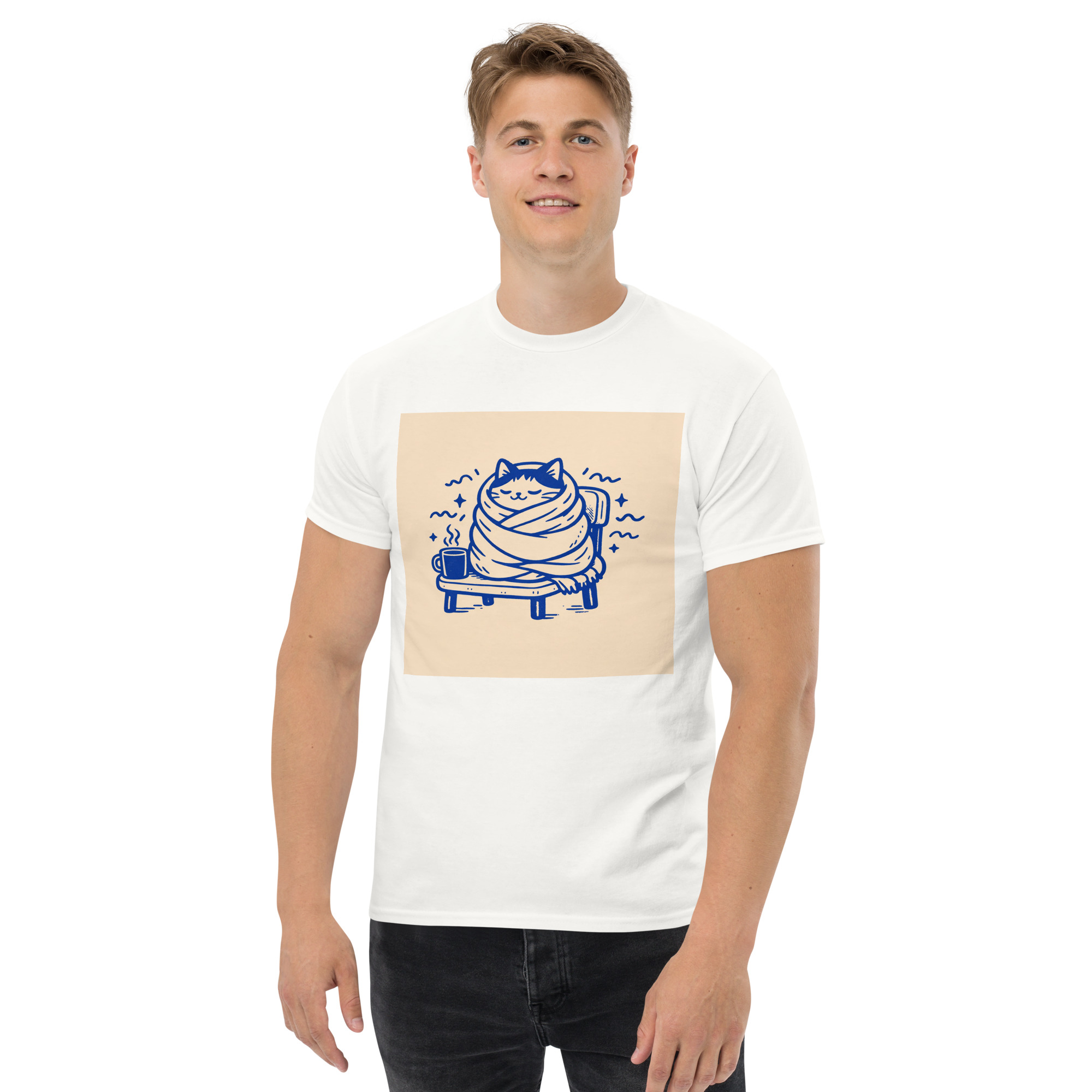 Cozy Purrito Cat (Pre-Made T-Shirt Design) - Image 67